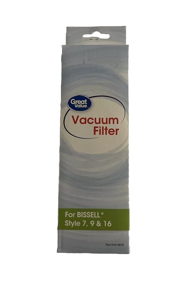 Bissell Vacuum Filter Style 7, 9, 16 Great Value Replacement NEW