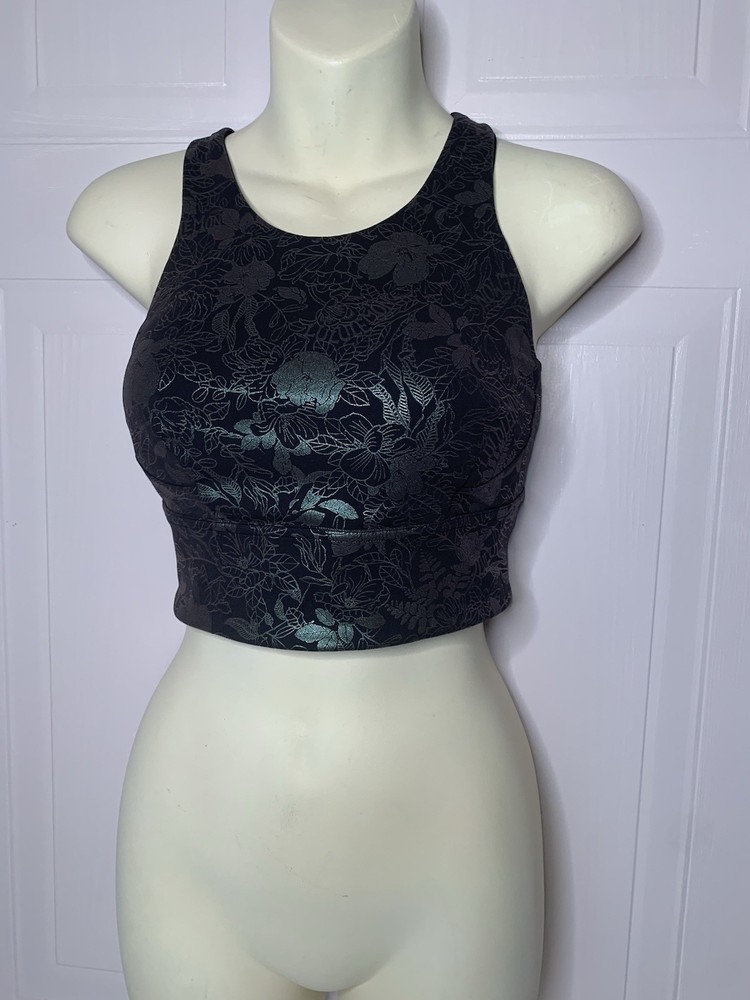 Lululemon Women's Wunder Train Long Line Racerback Tank Top Bra, Size 6
