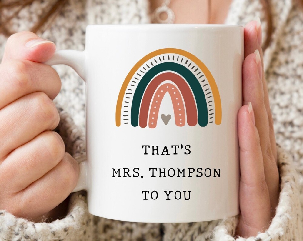 Funny Personalized Teacher Mug - Great Back to School Gift Idea  