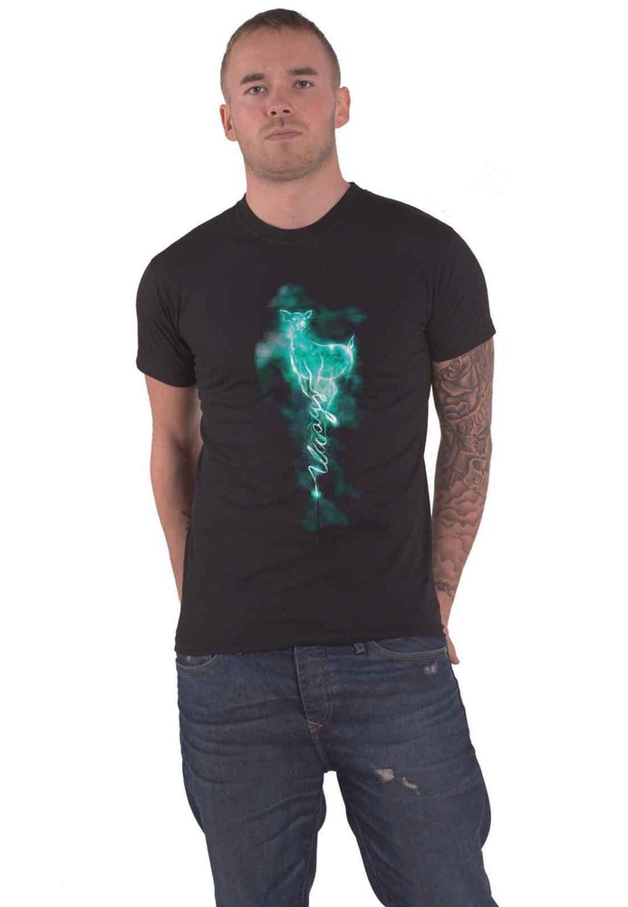 Harry Potter Always Patronus Logo Official Unisex Black T-Shirt