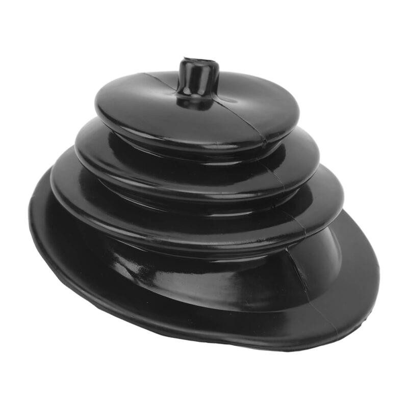 5.25in Round Shifter Boot with Chrome Universal Car Accessories