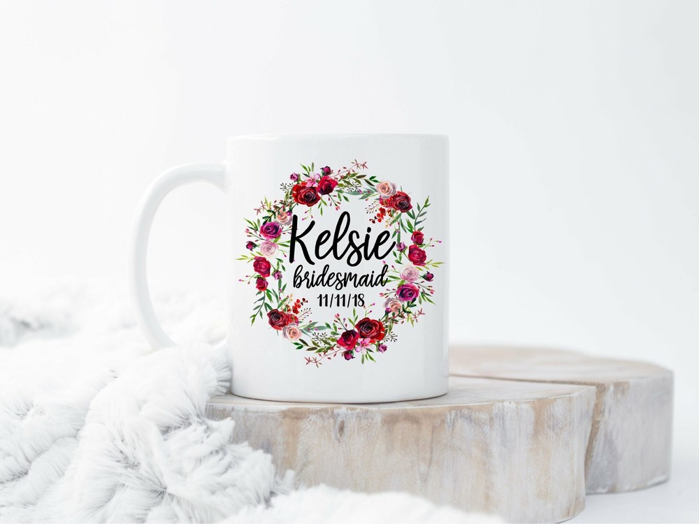 Name Mug Custom Bridesmaid Proposal Mug Custom Will You Be My Maid Of Honor Mug