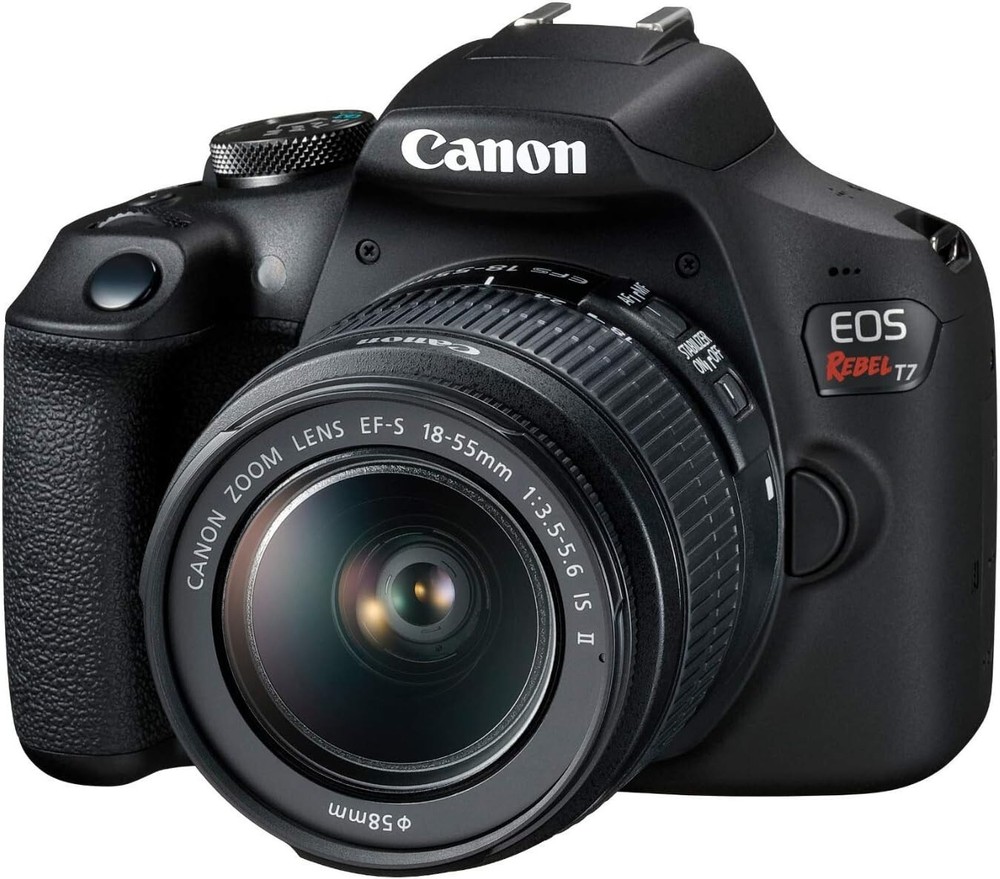 Canon EOS Rebel T7 DSLR Camera with 18-55mm Lens Built-in Wi-Fi 24.1 MP CMOS™