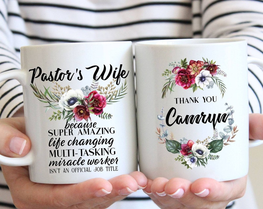 Personalized Pastor's Wife Gift For Women L Retirement Thank You Appreciation