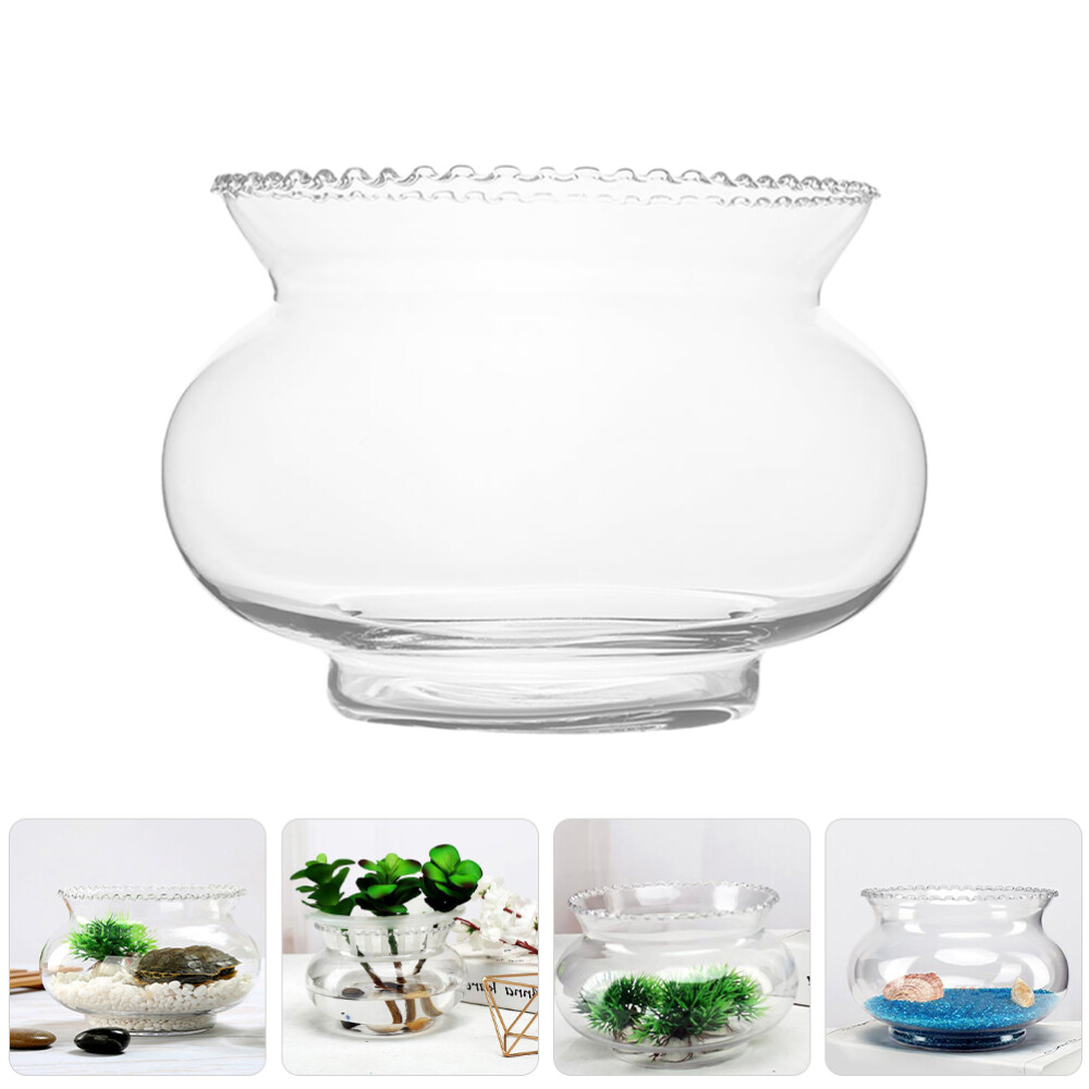 Clear Round Bubble Bowl Planter for Terrariums or Fish