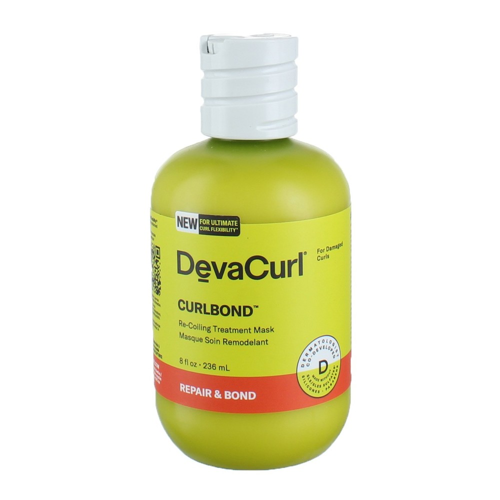 4 Pack DevaCurl CurlBond Re-Coiling Hair Treatment Mask, 8 fl oz