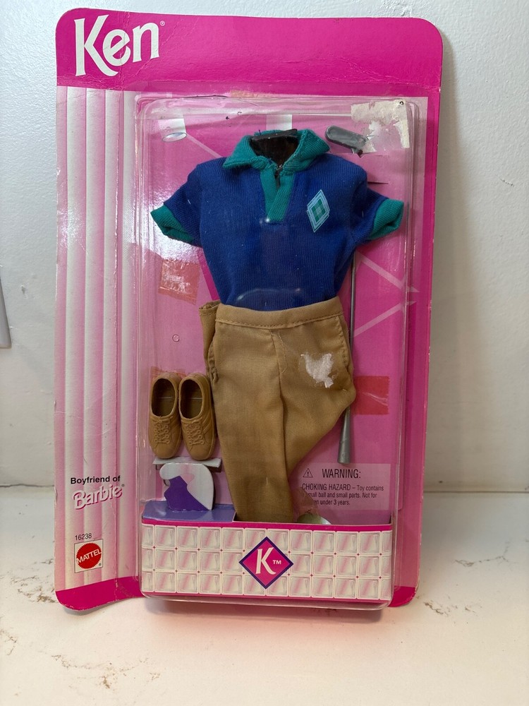 1996 Barbie & Ken Deadstock Golfing Outfit Sealed