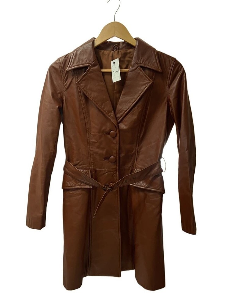 Hysterics Jacket/Free/Leather/Brw/Plain 6681