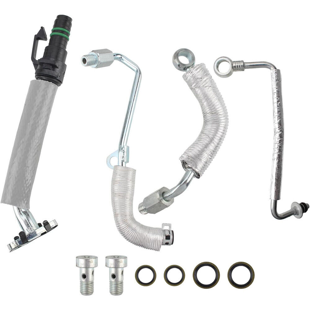 Turbo Oil Return Drain Feed Pipe Kit for Chevy Cruze Buick GM 1.4L 55567067