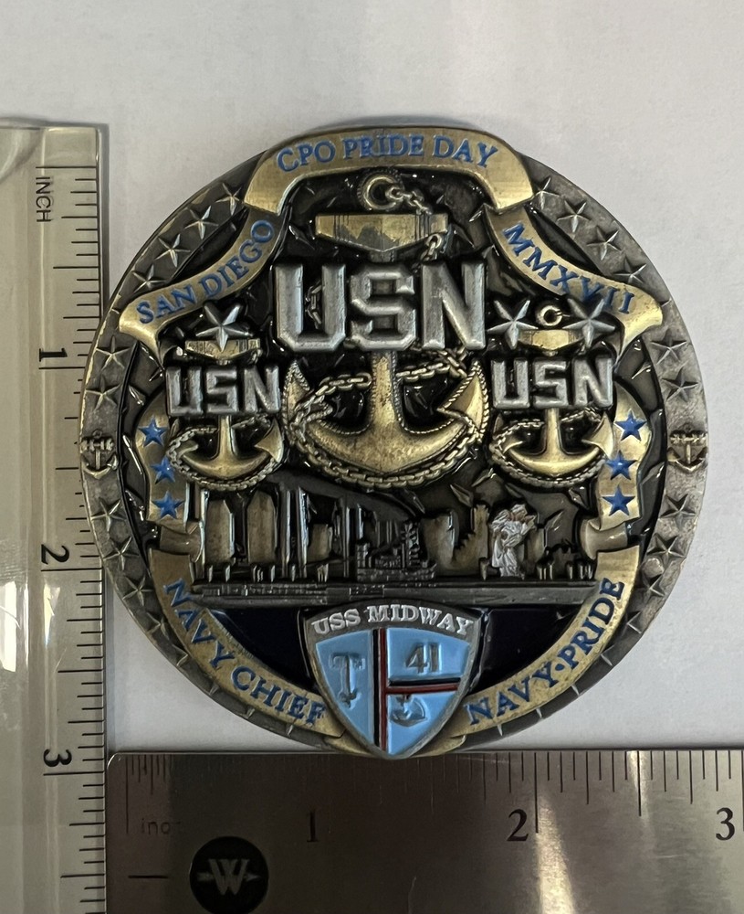2017 U.S.  Navy Chief Petty Officer CPO Pride Day Challenge Coin-image
