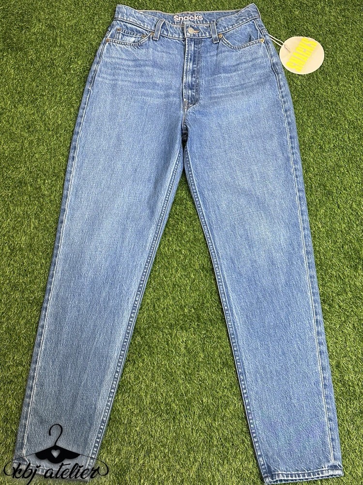 MOTHER Women's 27 High Waisted Straight Leg Twizzy Skimp Denim Jeans NWT
