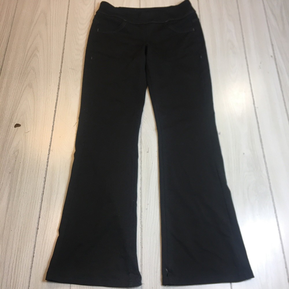 The North Face Black Low Rise Yoga Flare Pants Wide Leg Women Small  Leggings