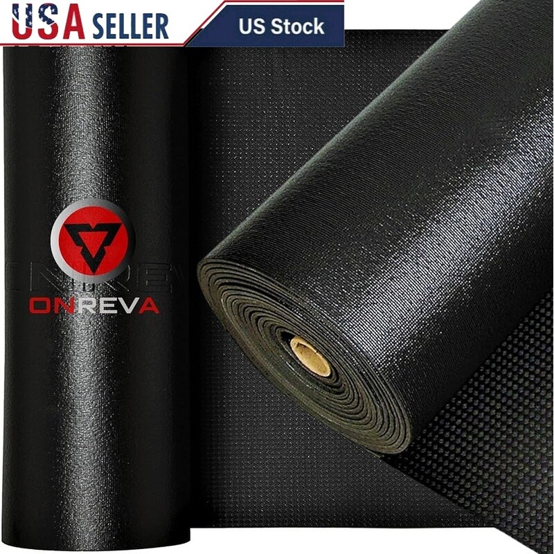 Heavy Duty Non-Slip Rubber Toolbox Liner Mat for Drawers Cabinets Workbench Black