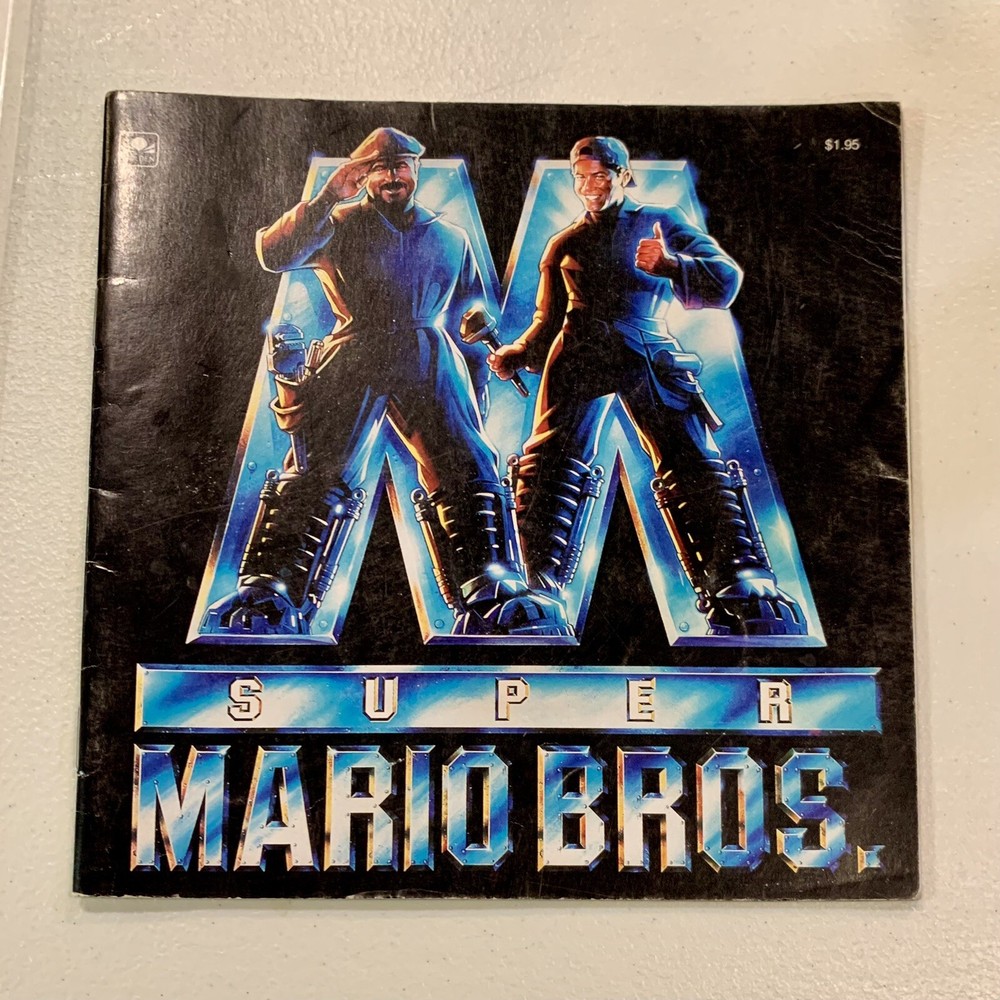 Golden Books “Super Mario Bros” Book (RARE!) Movie Memorabilia From 1993 VINTAGE