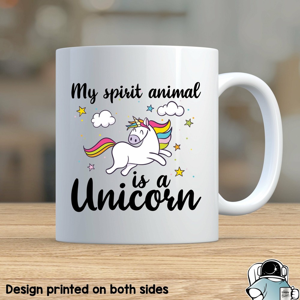 Unicorn Spirit Animal Coffee Mug for Magic Lovers