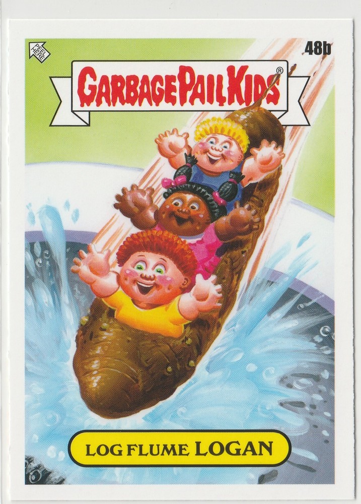 Log Flume Logan #48b Garbage Pail Kids GPK 2021 Vacation Series