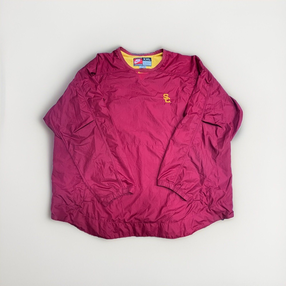 Vintage USC Trojans Nike Windbreaker Jacket XXL Men Red Embroidered Y2K