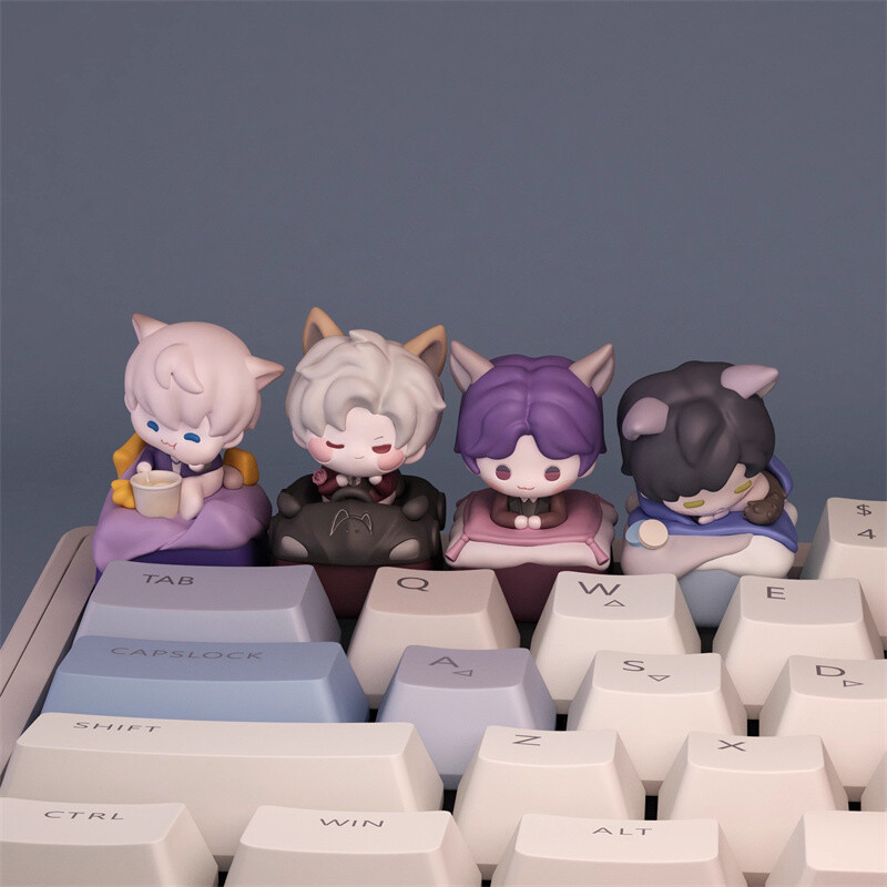 Handmade EVOL×LOVE Shen Xinghui Resin Keycap for Mechanical Keyboards