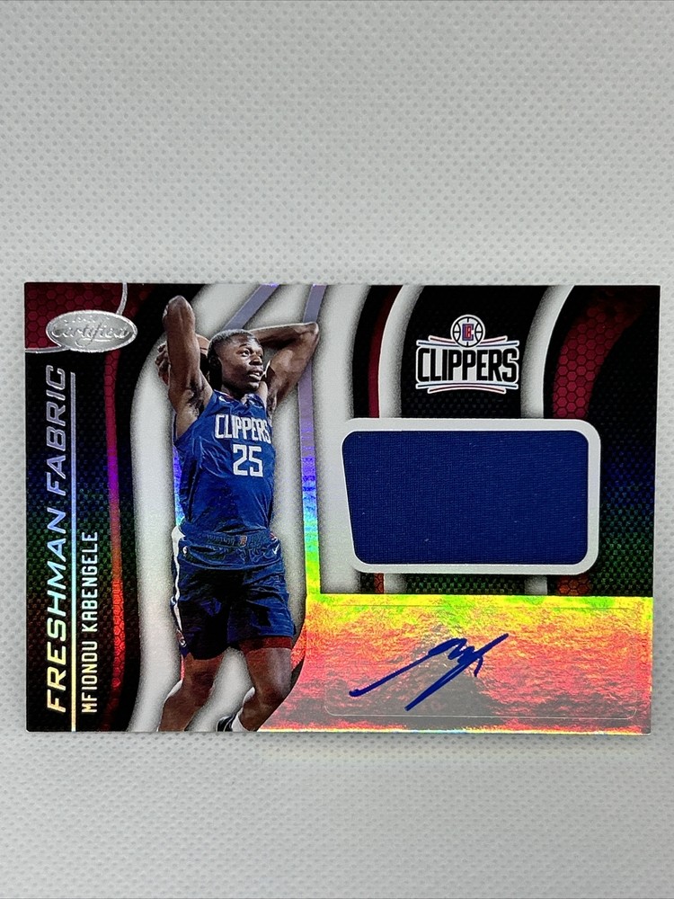 2019 Certified Freshman Fabric Signatures Mfiondu Kabengele #MK Rookie Auto RC