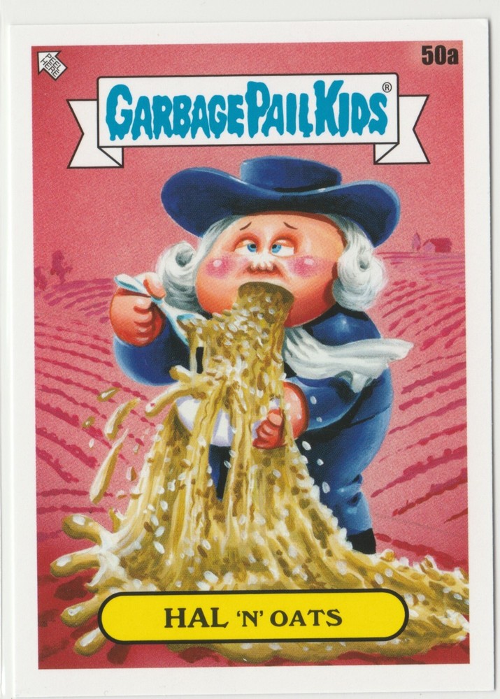 Hal N Oats Garbage Pail Kids GPK 2021 Food Fight Trade Card #50a
