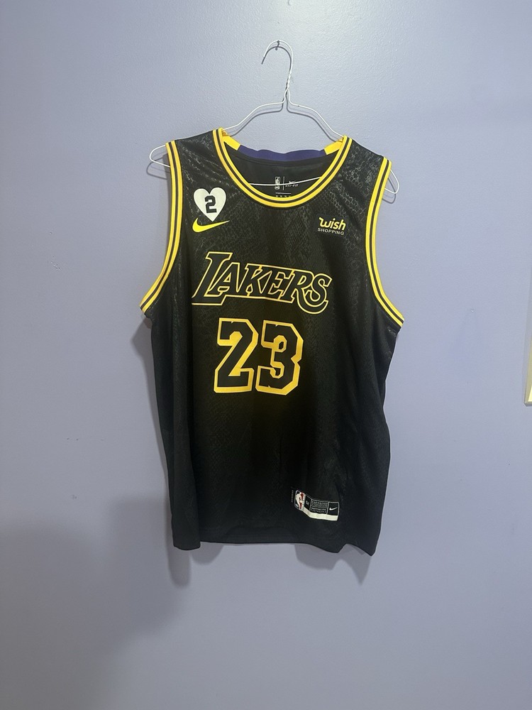 Rare LeBron James Lakers Size 52 Xl Mamba Special Jerseys