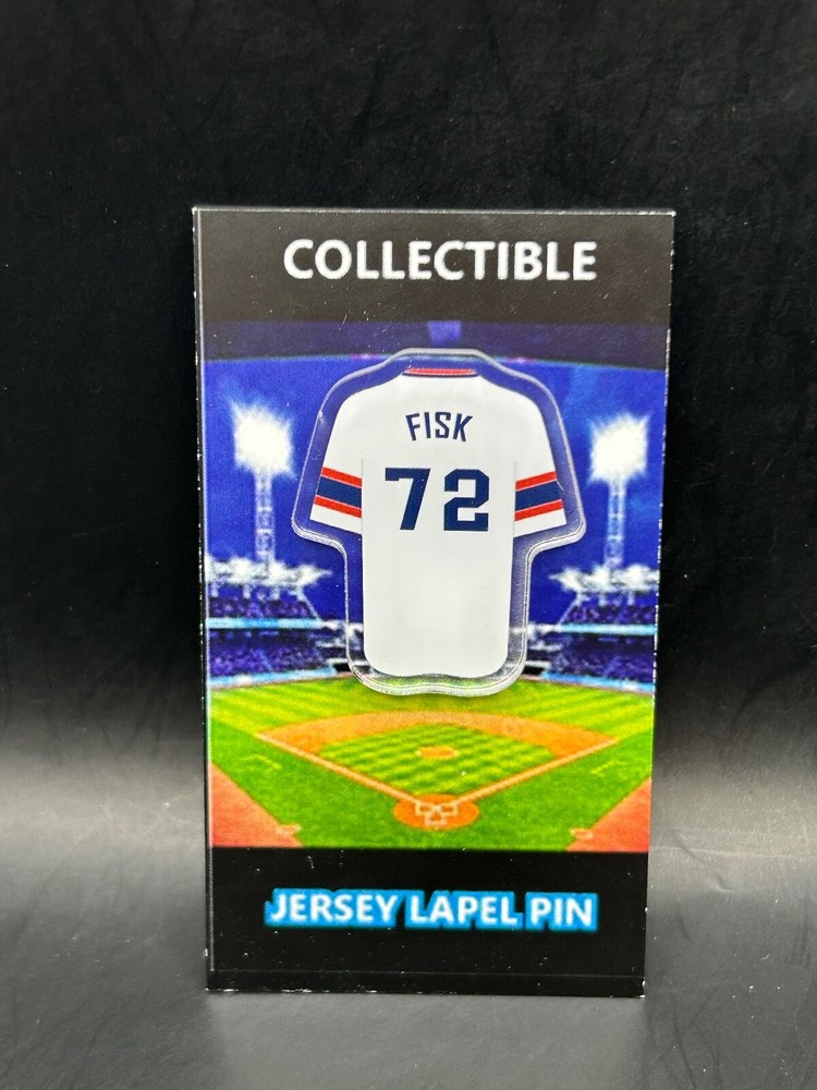 Chicago White Sox Carlton Fisk jersey lapel pin-Classic RETRO Collectable