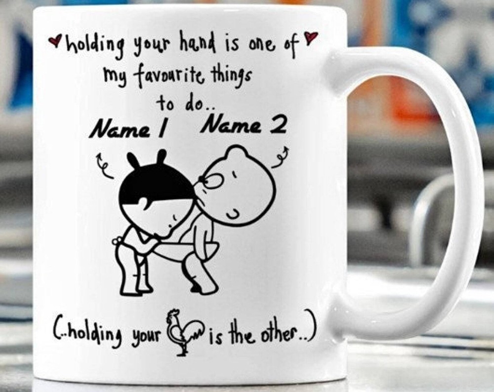 Romantic Personalized Couple Mug - My Favorite Thing To Do