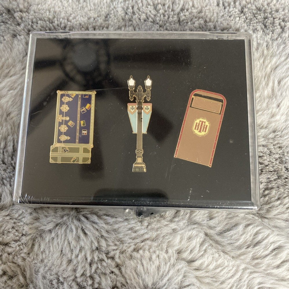 New Disney  DLR Cast Exclusive Haunted Tower of Terror 3 Pin Set LE Sealed Case