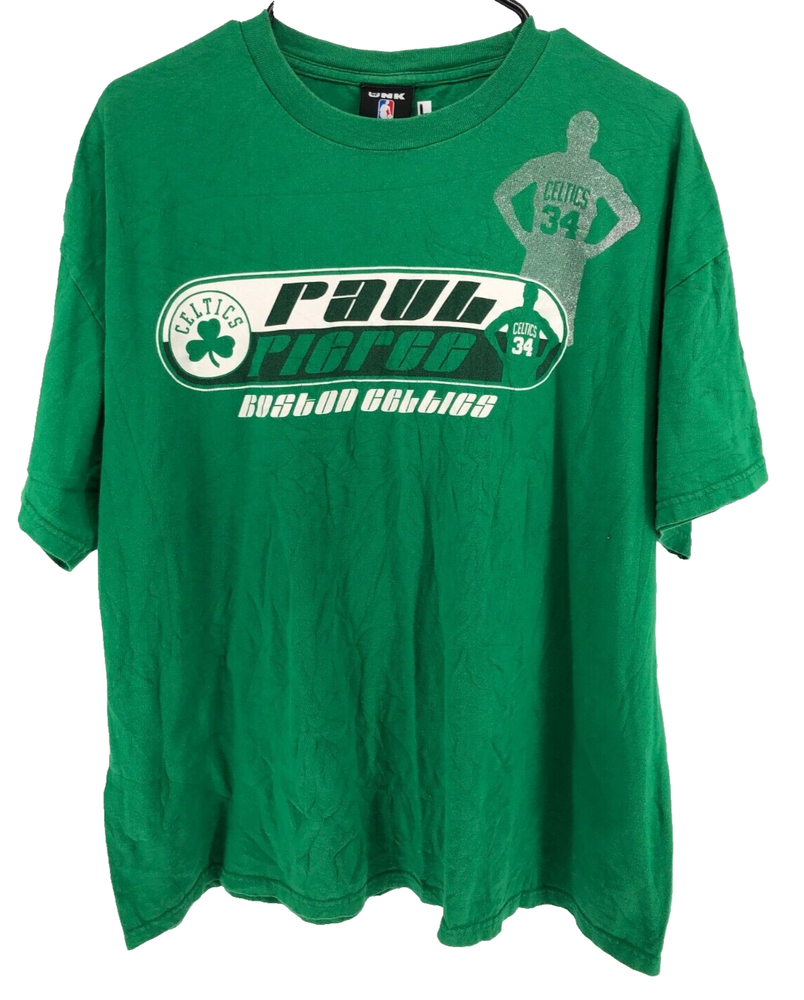 NBA Boston Celtics Paul Pierce T-Shirt Men's Size Large Green