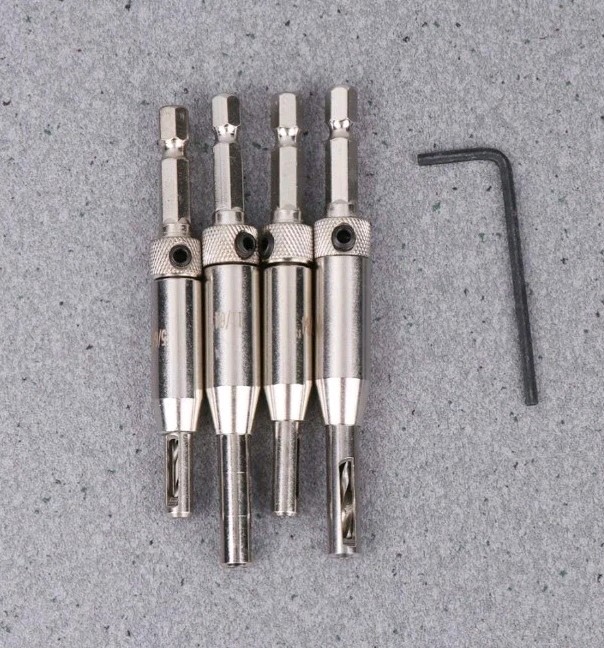 DOITOOL Shank Drill Bits Set Countersink Drill Bit for Woodworking Hexagonal