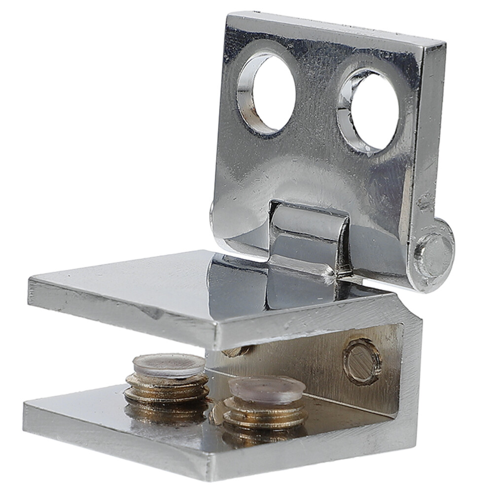 Frameless Door Hinge Zinc Alloy for Glass Shower Heavy Duty