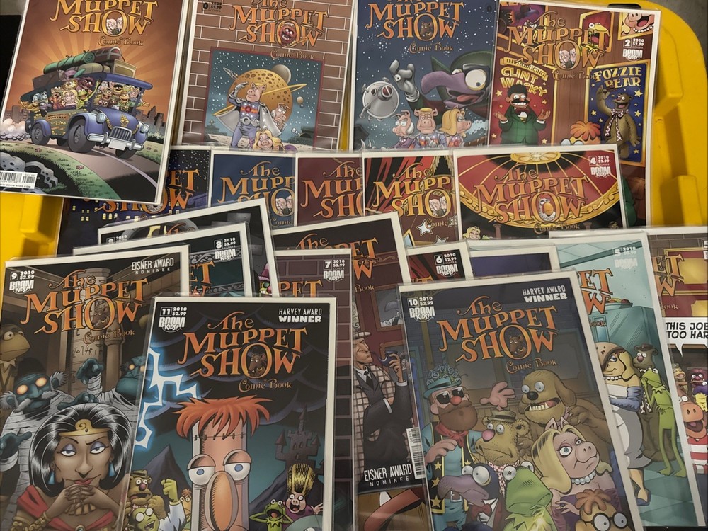 THE MUPPET SHOW Comic Lot with Variants! Boom! Studios 1-11 19 Comics Total A B