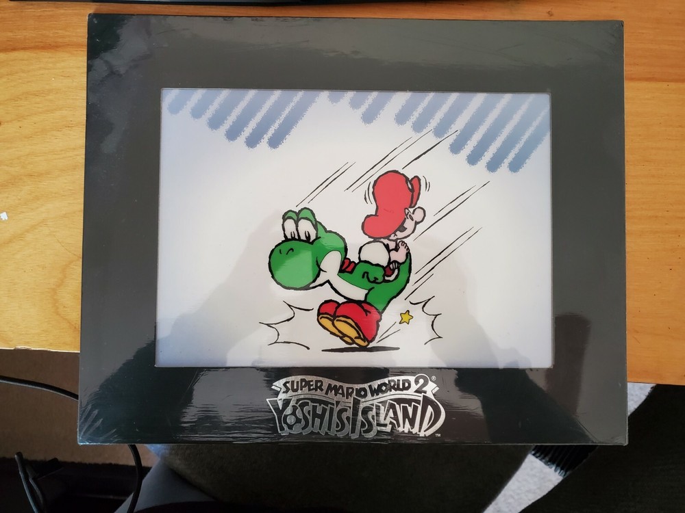 Super Mario World 2 Yoshi's Island Memorabilia Animation cell/Art Panel NinPower