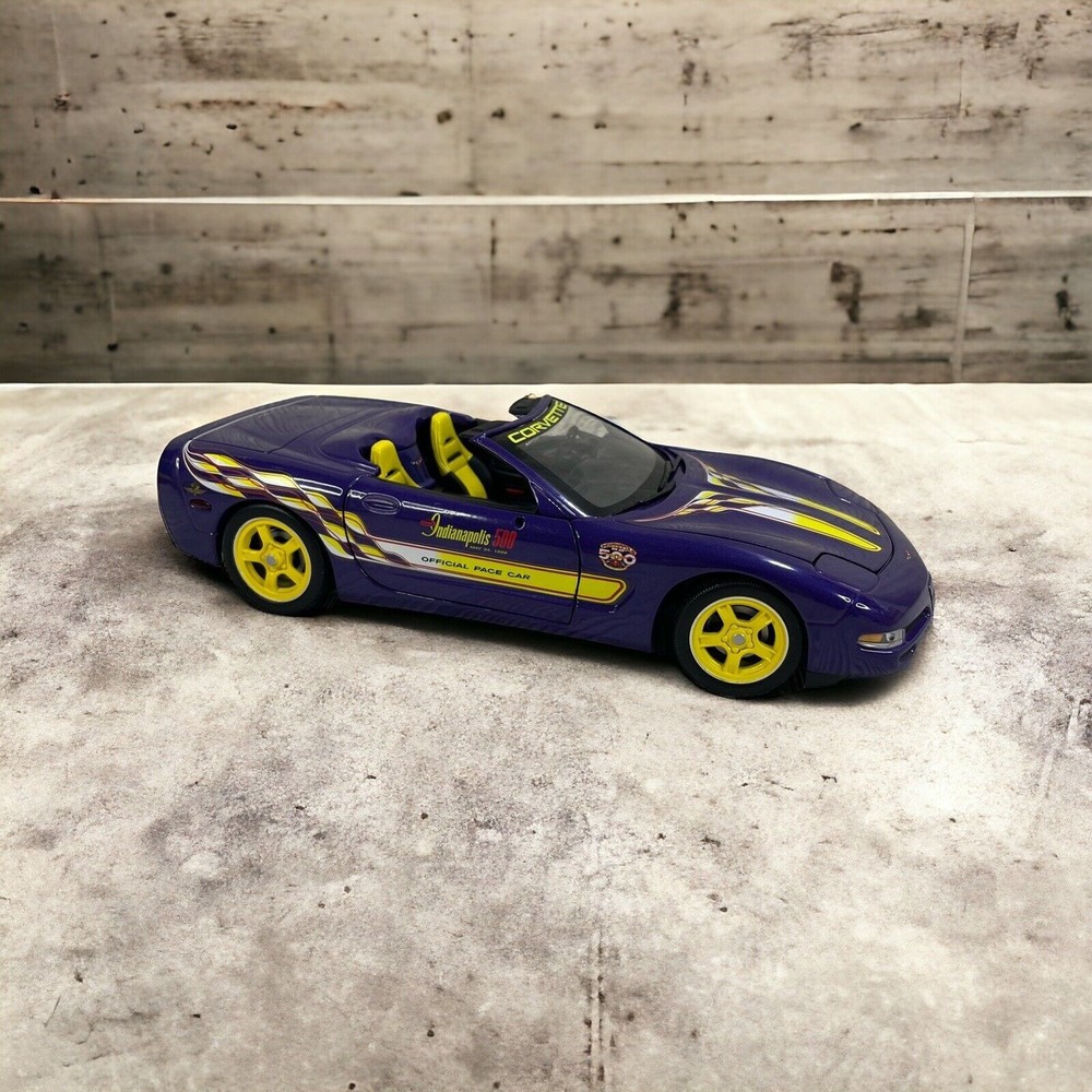 ERTL 1998 Chevy Corvette INDY 500 PACE CAR LTD EDITION Purple American Muscle