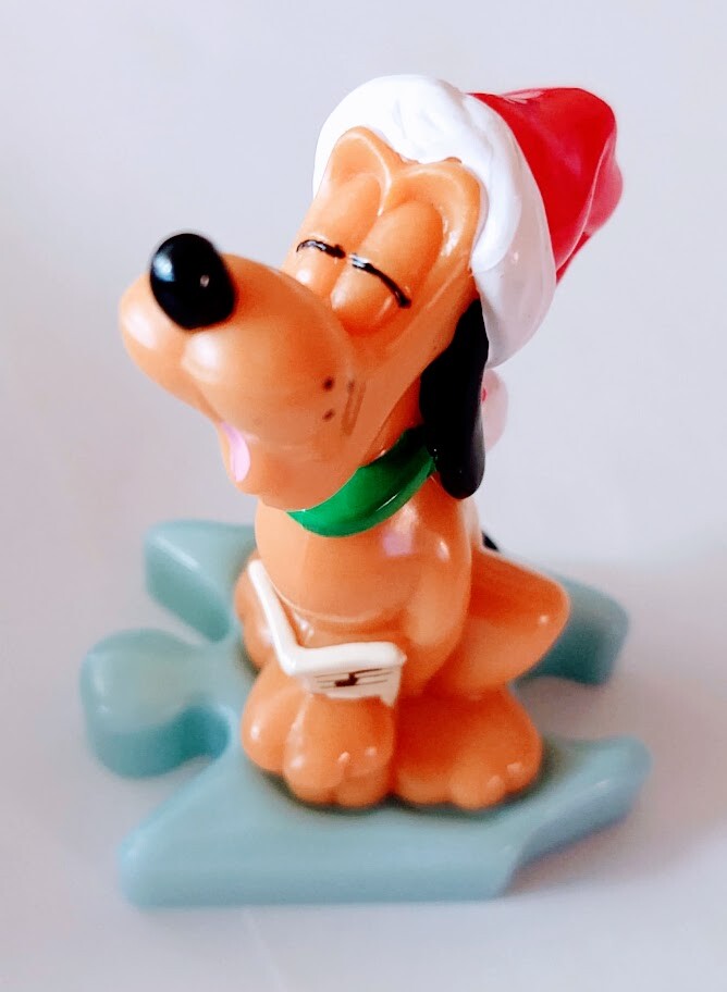 McDonald's Happy Meal Mickey's Once Upon A Christmas Pluto Figurine--2000