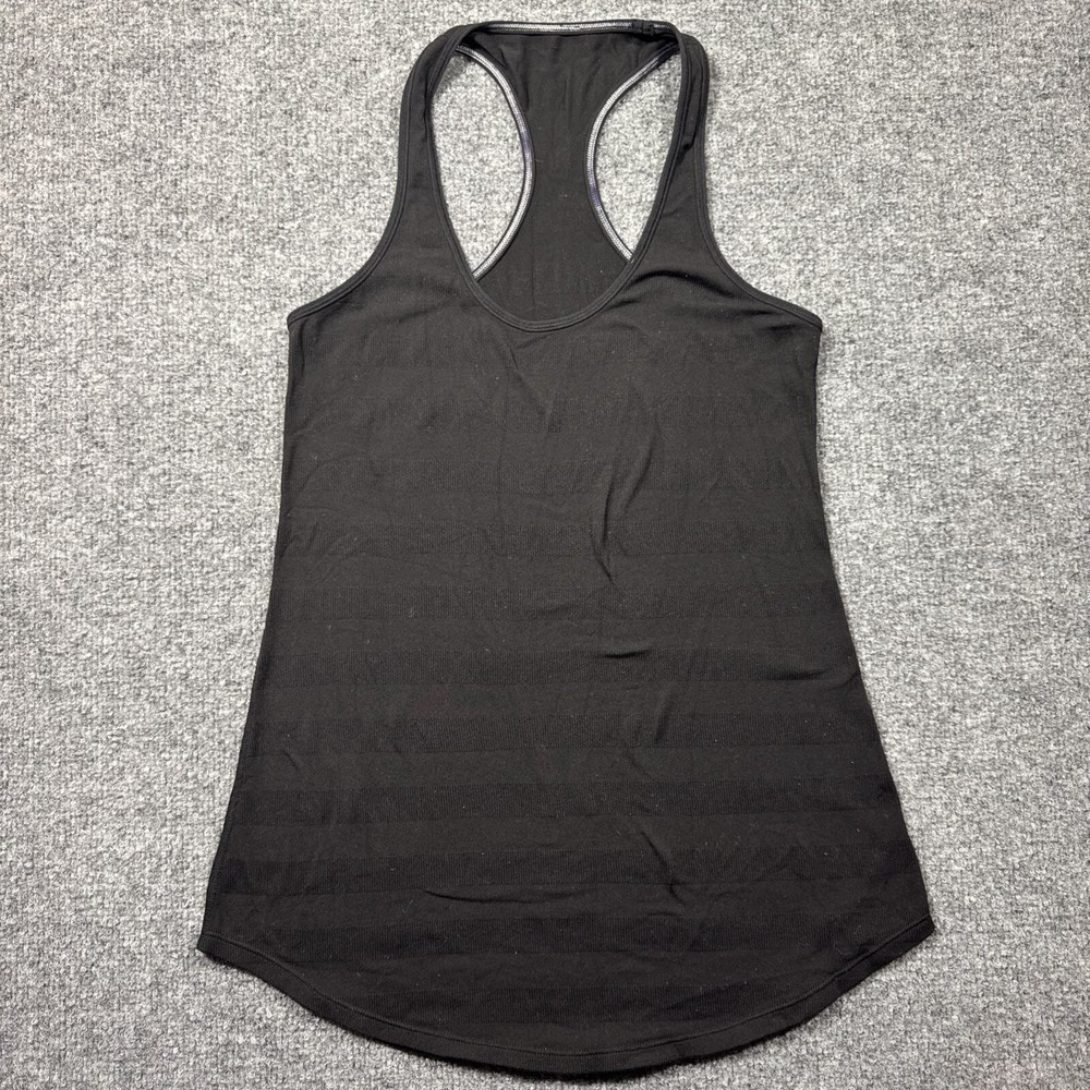 Lululemon Cool Racer Back Size 2/4 Tank Top Athleisure Sporty Chic Activewear