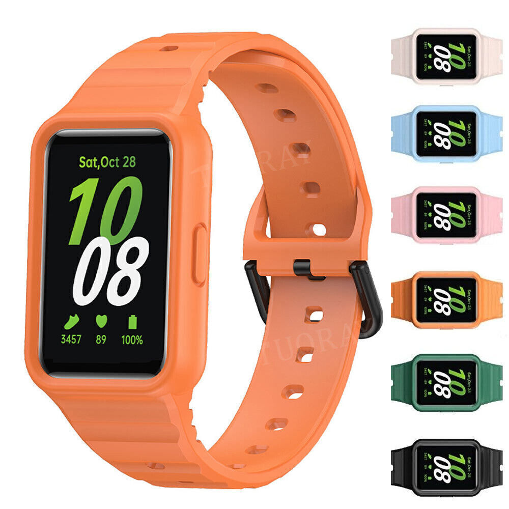 For Samsung Galaxy Fit 3 SM-R390 Smart Watch Silicone Band Strap Sport Bracelet