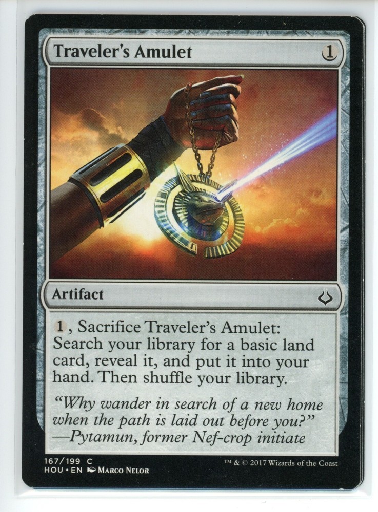 TRAVELER'S AMULET Hour of Devastation #167 HOU(NM)(MTG)