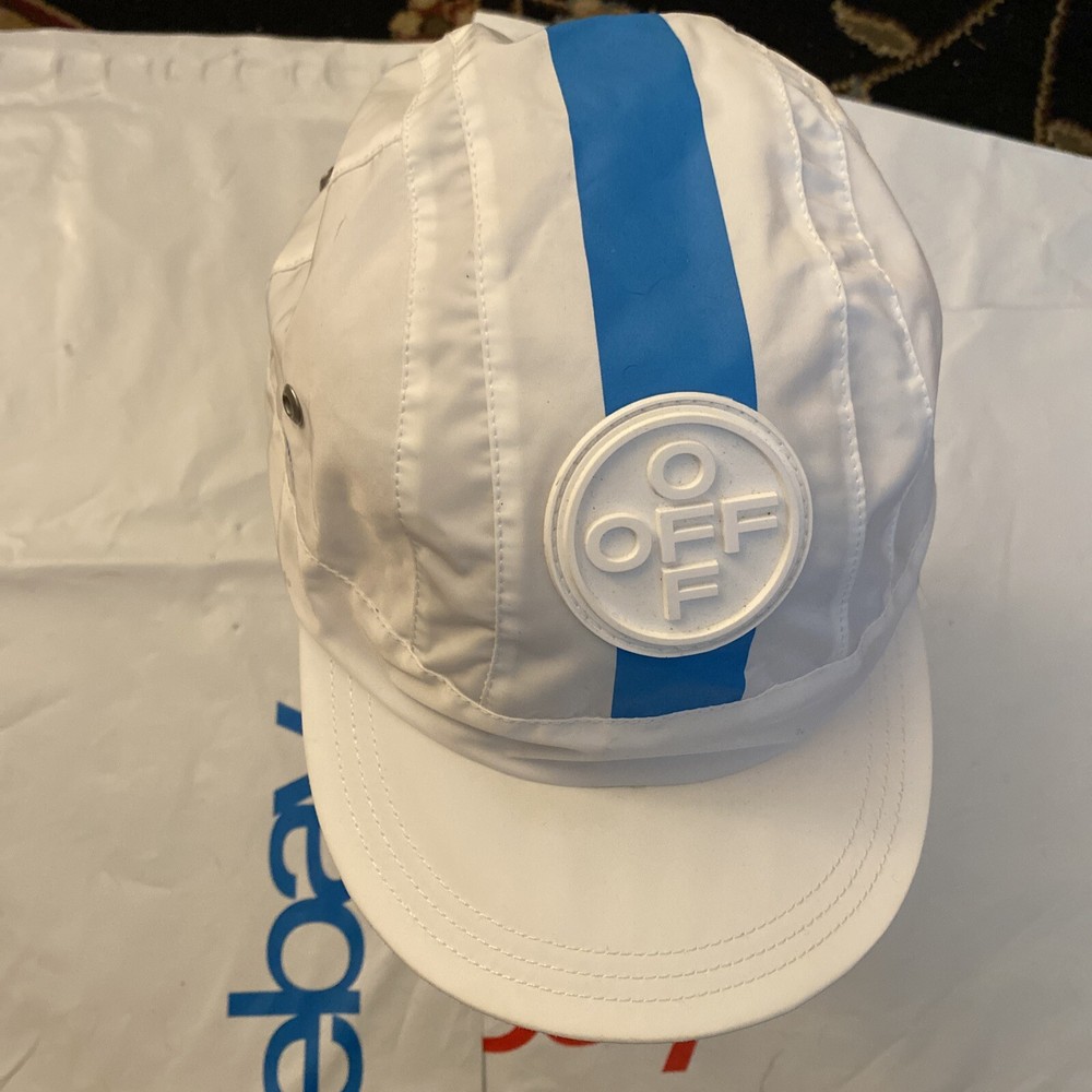 Off White X Virgil Abloh X Very Rare Cycling Hat ￼ Main Label Great 5 Panel Hat