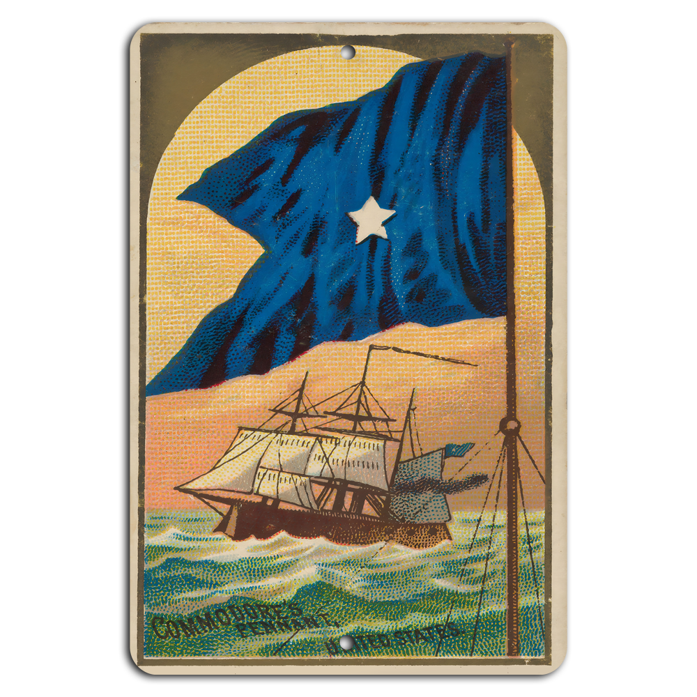 Blue Star Maritime Adventure Aluminum Sign