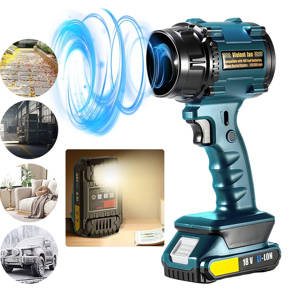 Jet Dry Blower Mini 130000RPM Air Blower Super Fan Turbo Battery Power Portable