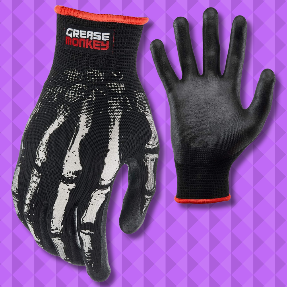 Bone Series Foam Nitrile Grip Mechanic Work Gloves