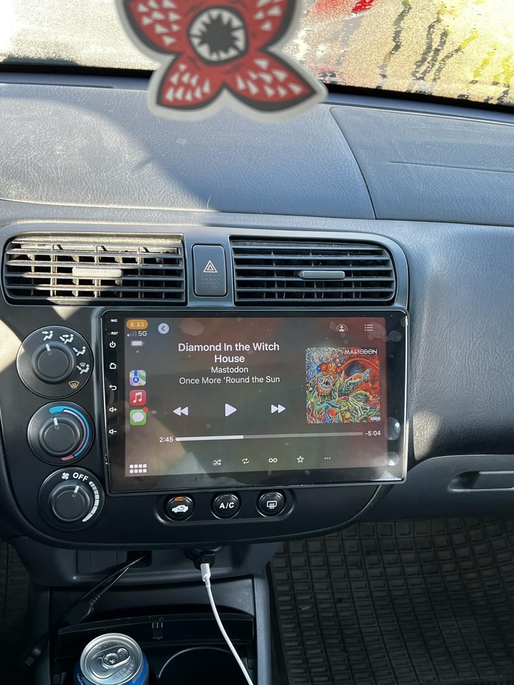 4G+64G For Honda Civic 2001-2005 Car Apple CarPlay Stereo Radio Android 13 WiFi