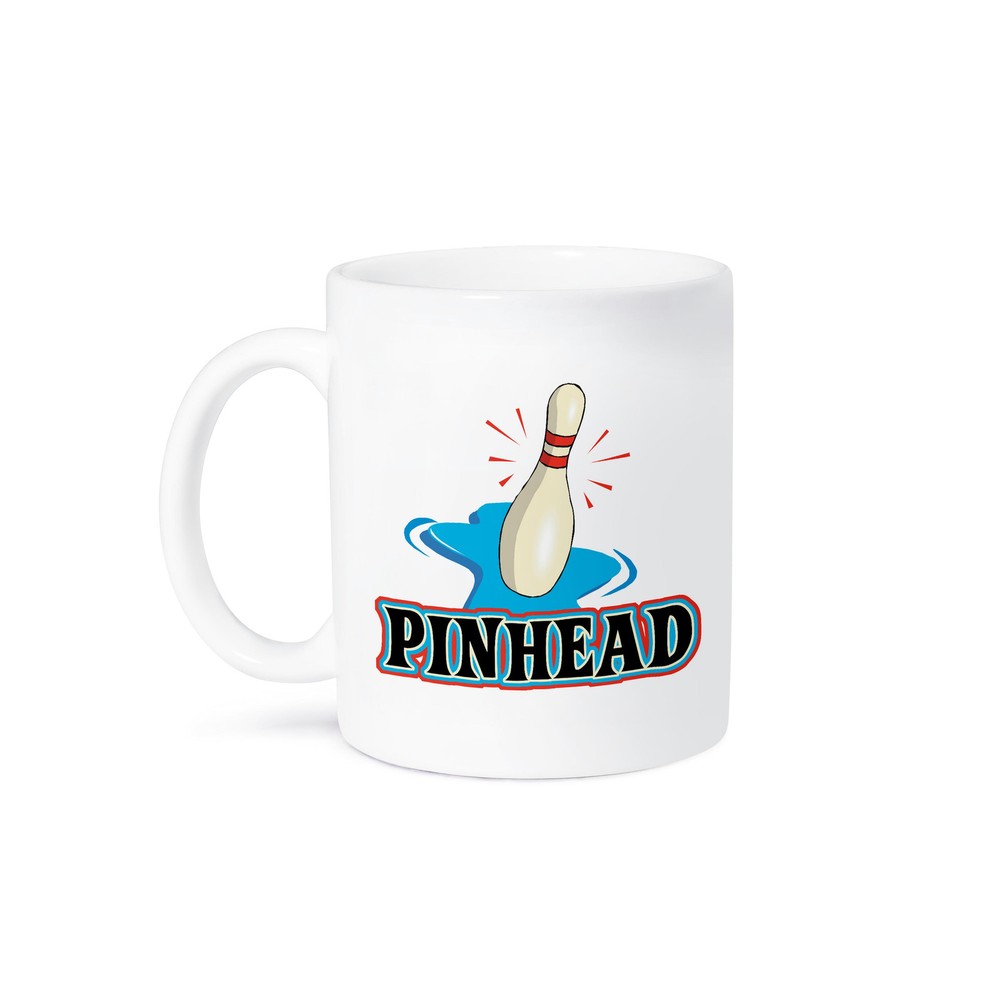 Funny Pinhead Bowling Mug Sports Design by 3dRose