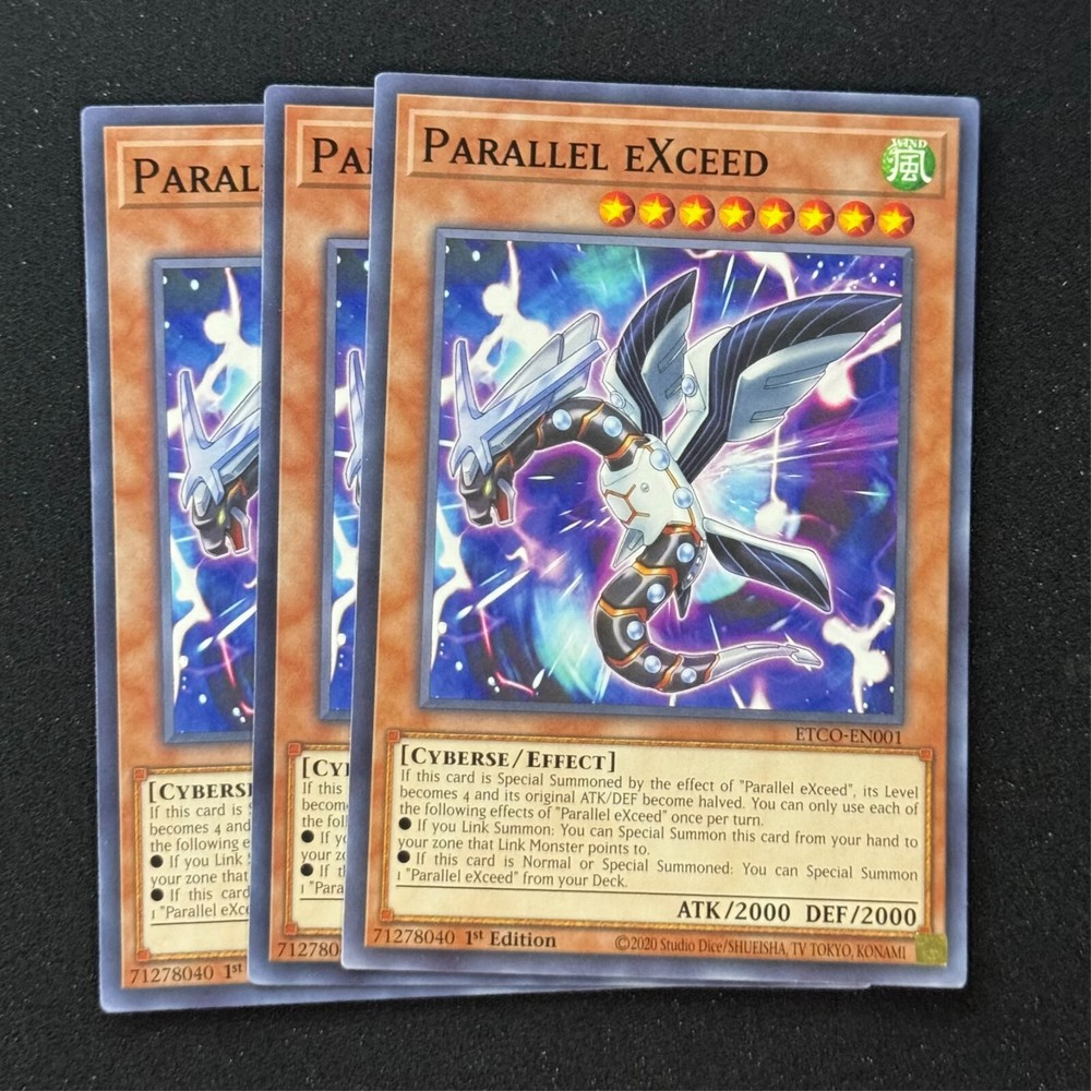 3x Parallel EXceed ETCO-EN001 Eternity Code 1st Ed Common
