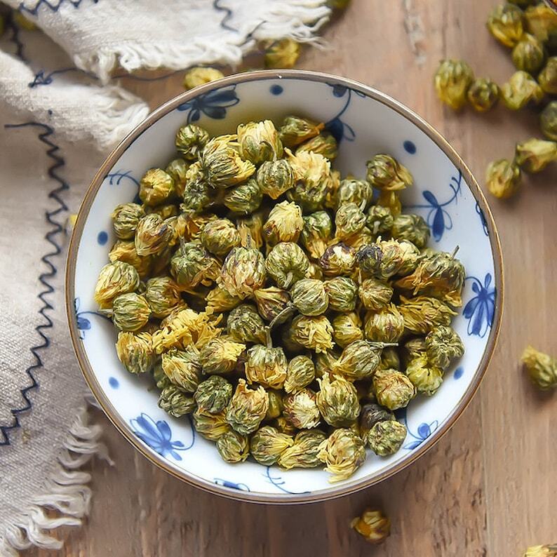 Organic Dried Chrysanthemum Buds Tea Dried Herbal Teas Makes A Healthy Tea