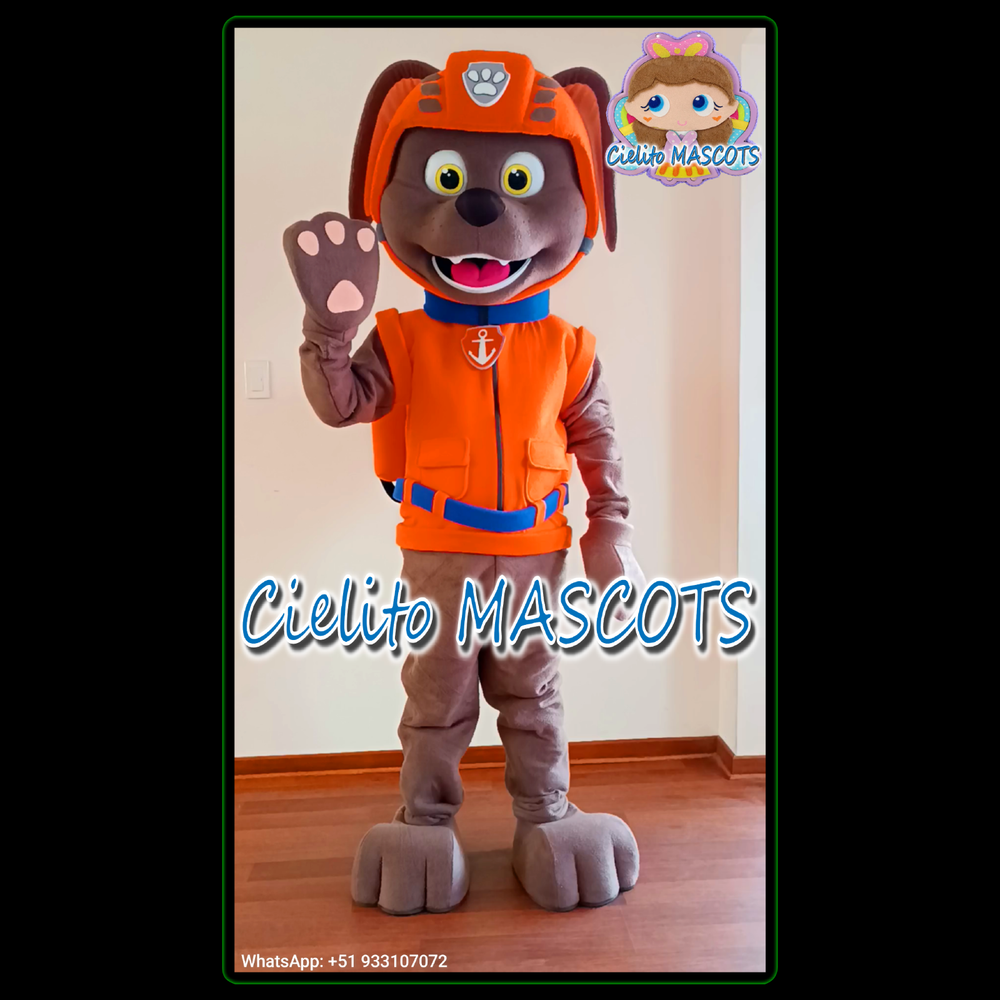 ZUMA Mascot Paw Patrol Costume cosplay mascotte halloween Cielito MASCOTS