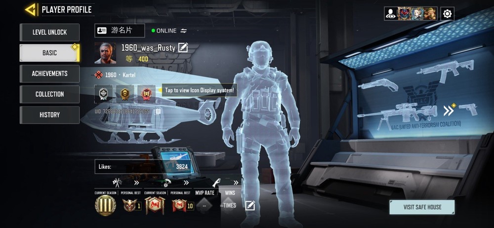 Call of Duty Mobile Legendary Digital Game Account w/ Skins, Weapons & Soldiers