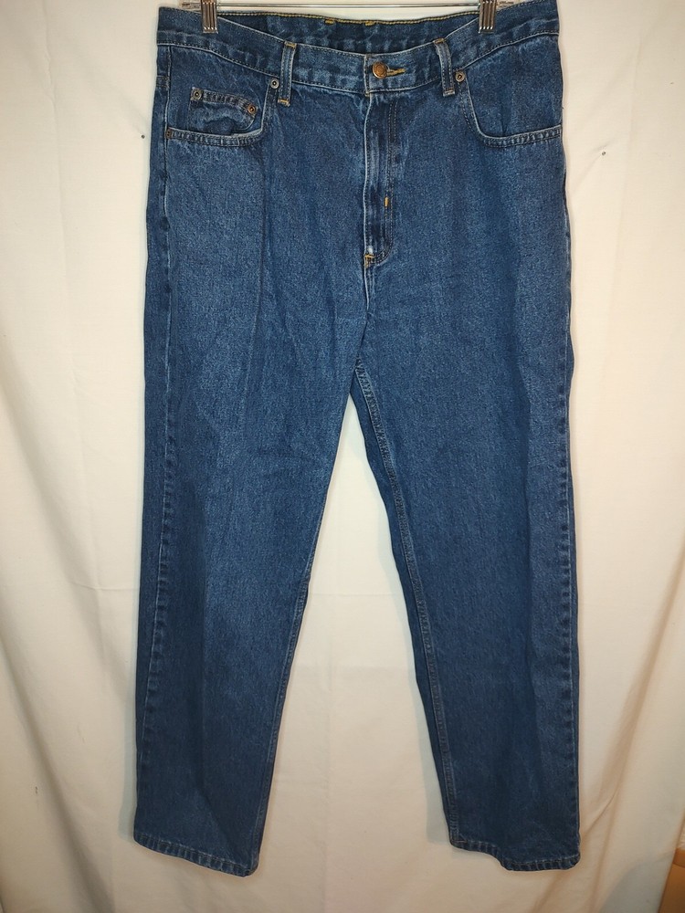 Members Mark Classic Blue Denim Jeans for Men Size 34x29-image