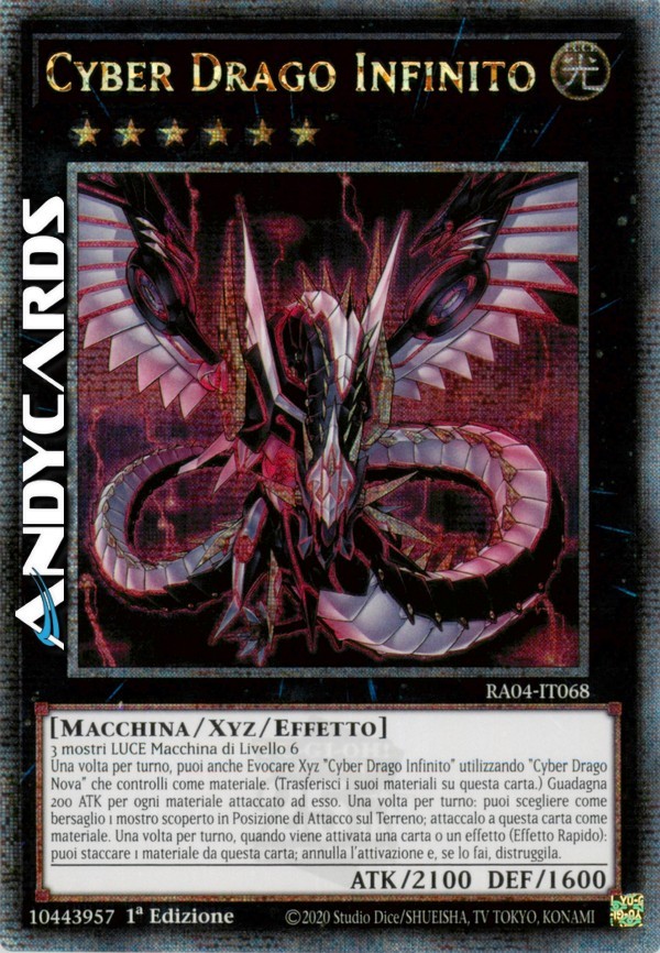 CYBER INFINITE DRAGON Quarter Century 1st Ed RA04 IT068 Cyber Dragon Infinity